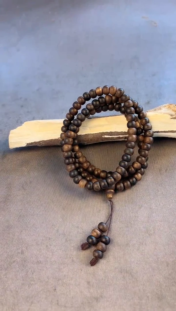 沉香沉香碎屑富森红土08苹果珠多圈沉39克+多样性发一