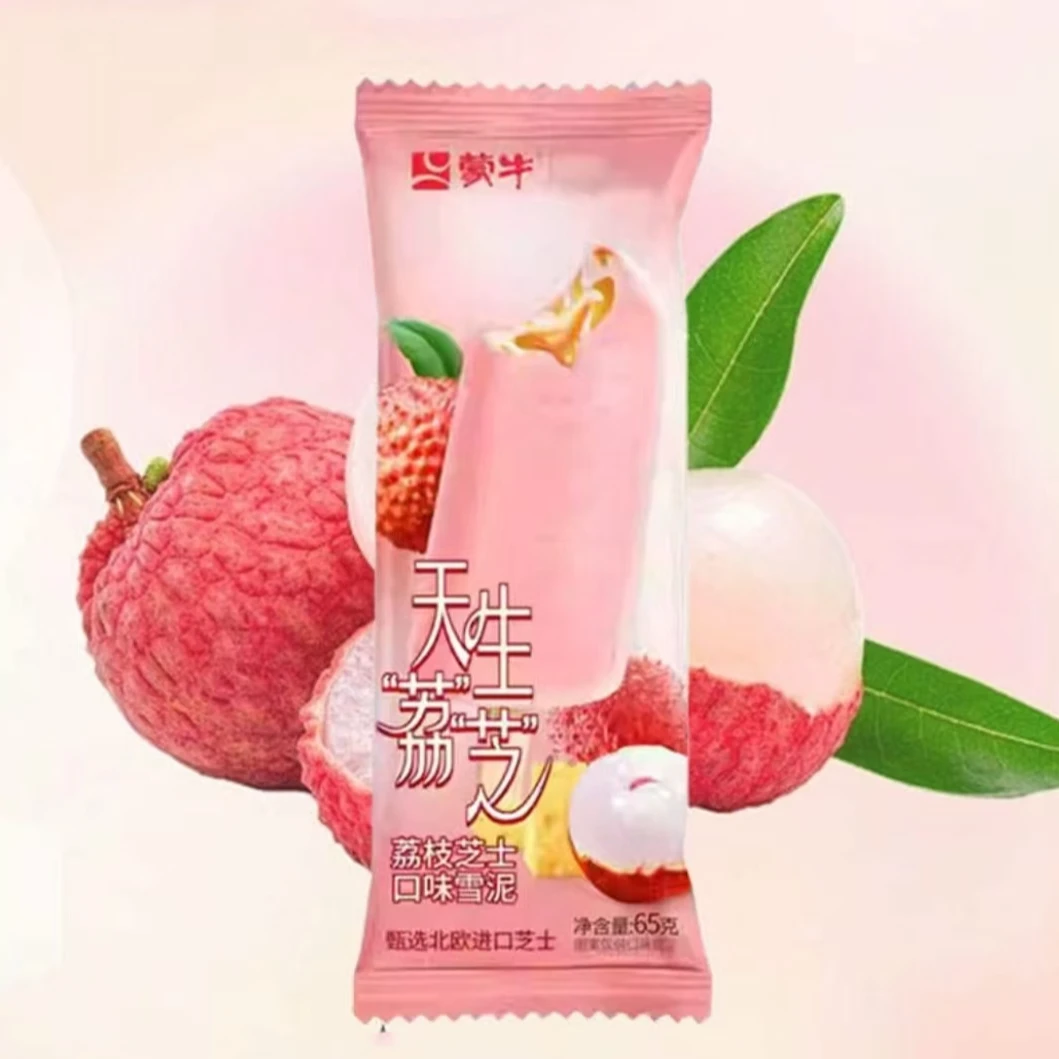 蒙牛天生荔枝口味雪泥 65g