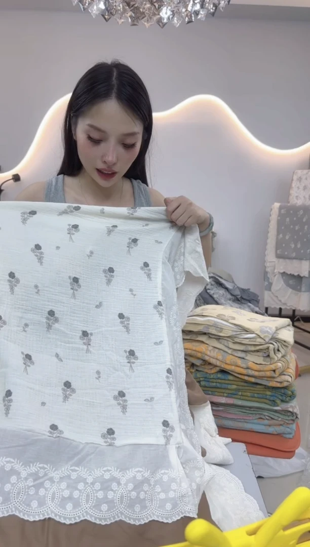 纯棉直播间展示 单被套129