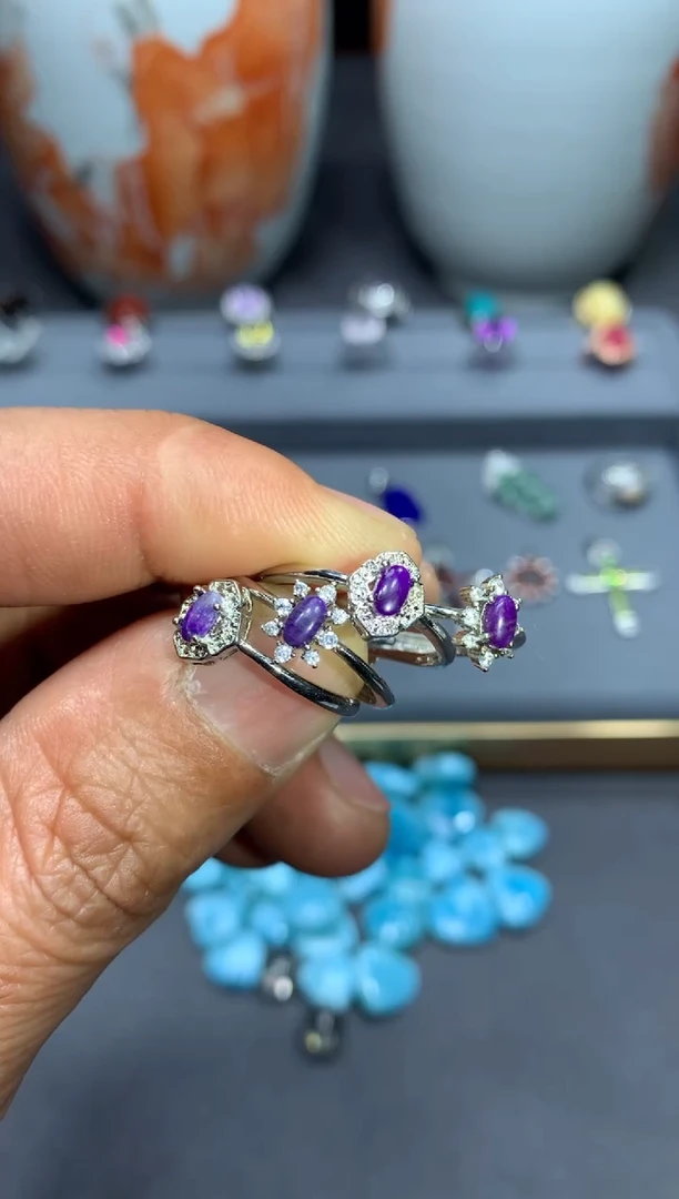 【闪购商品】苏纪石（舒俱来）戒指未镶嵌W20（随机性发货只发一单）