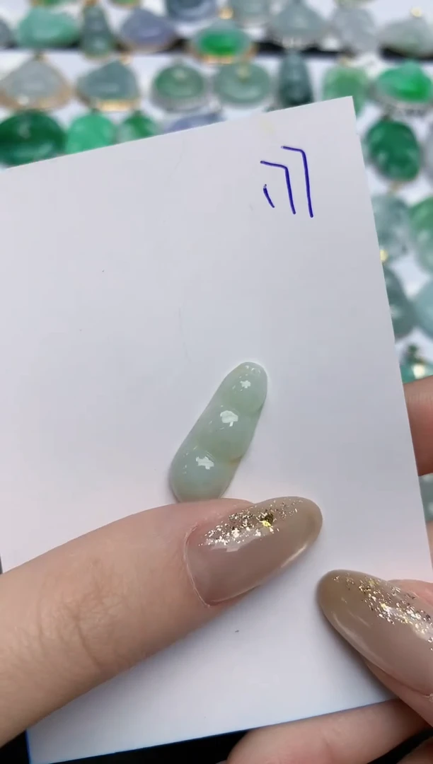 【闪购商品】翡翠颈饰未镶嵌 天然缅甸翡翠A货