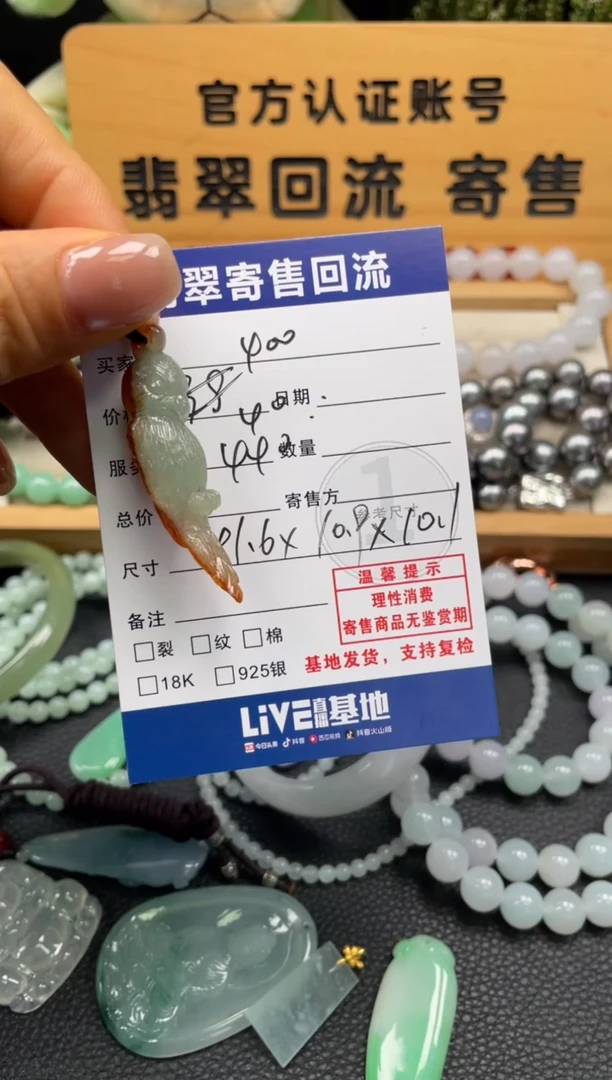 颈饰未镶嵌翡翠10150961