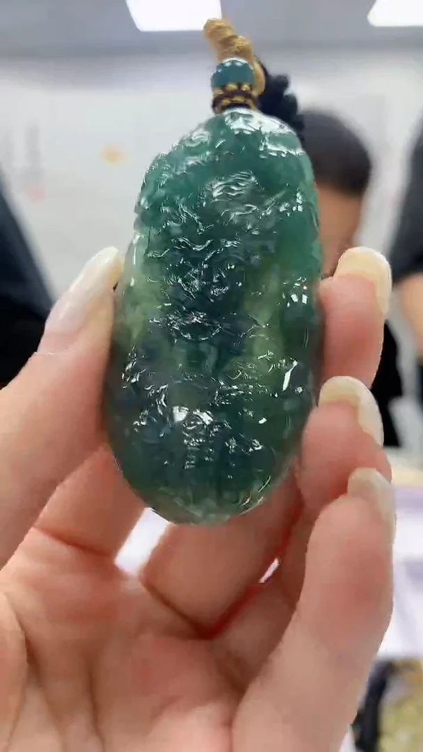 定制翡翠未镶嵌4898ms-毛货81龙