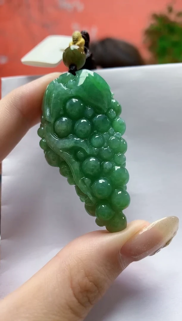 未镶嵌定制翡翠4868jw-毛货挂件17