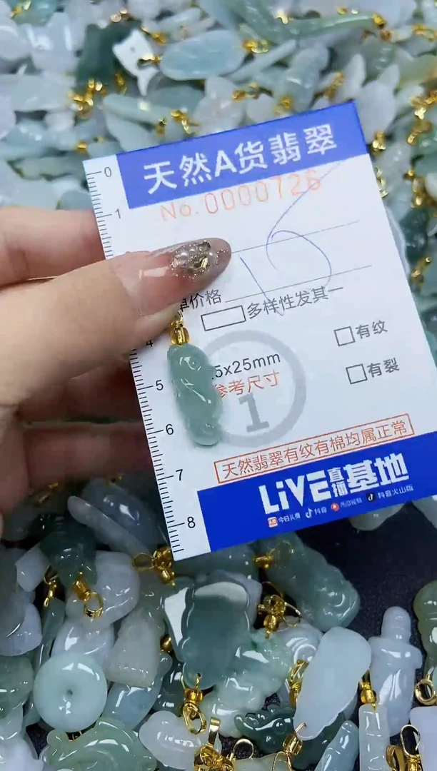 翡翠未镶嵌颈饰天然A货翡翠