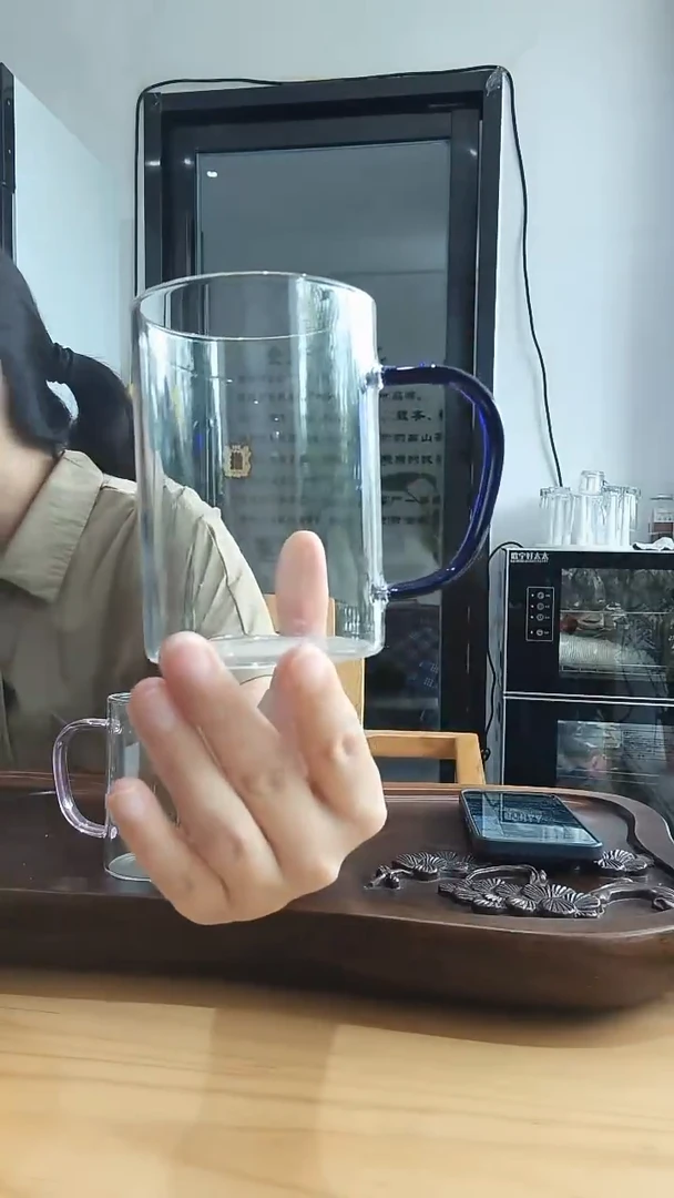 耐热玻璃杯，绿茶适用