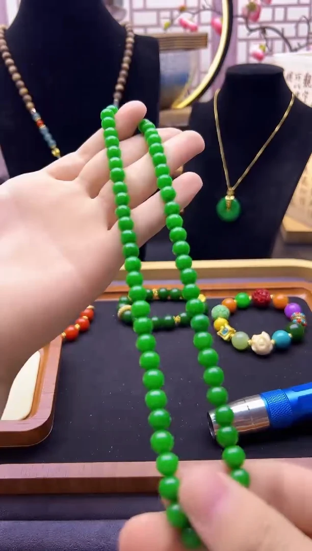 【闪购商品】翡翠颈饰银S925镶嵌X242