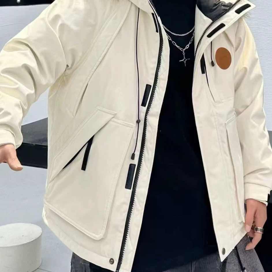 *23050#无毛领#【极地雪者】冬季工装保暖外套（无水洗标）