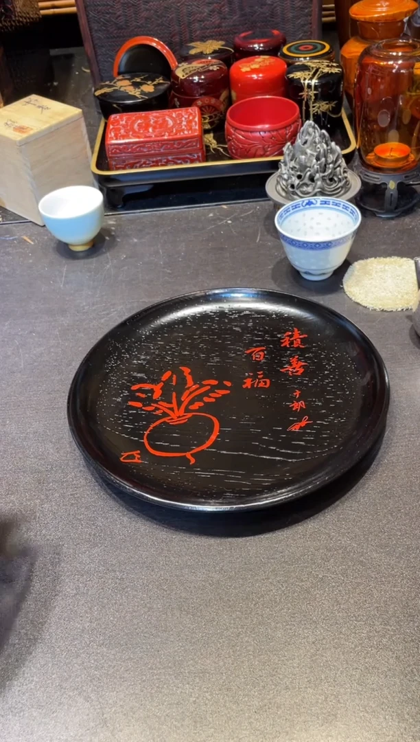 盘 大漆漆器大漆漆器大漆漆器