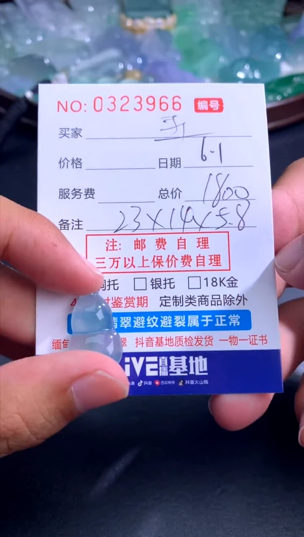 翡翠未镶嵌颈饰五