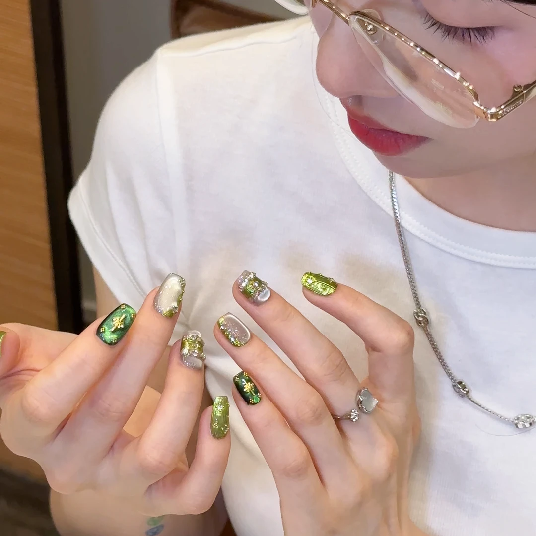 Tuge Nail“禁止焦虑”设计师高定高级感原创小众设计师美甲-芬达