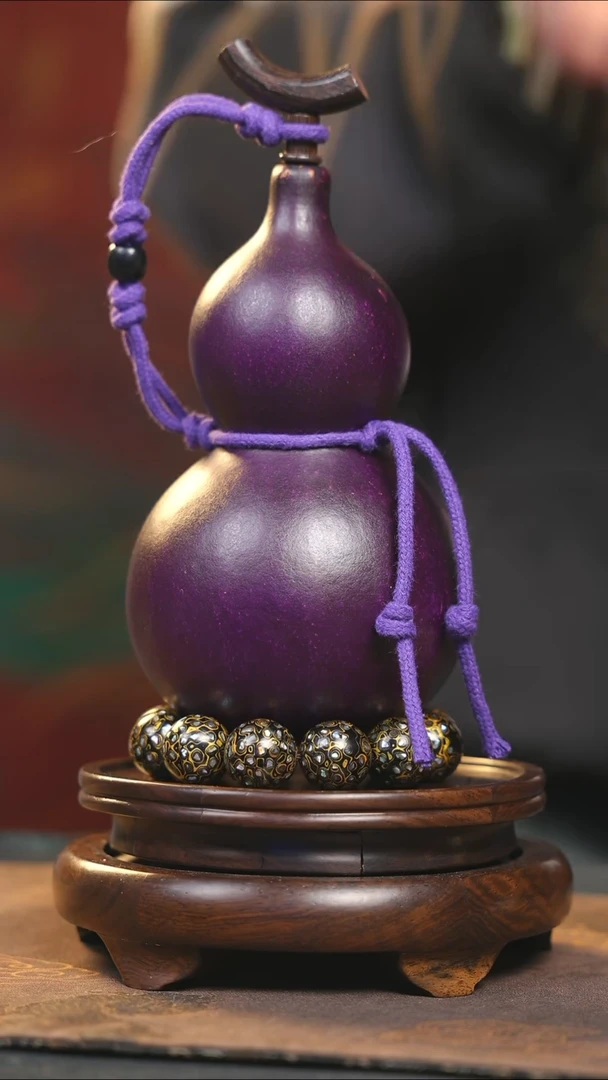 【闪购商品】YS126大漆酒葫芦不包手串及旋转底座