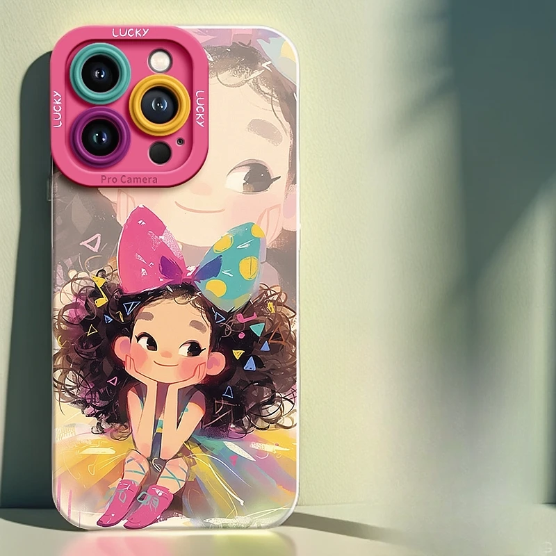 蝴蝶结女孩适用苹果17air手机壳可爱iphone17promax卡通17pro硅胶