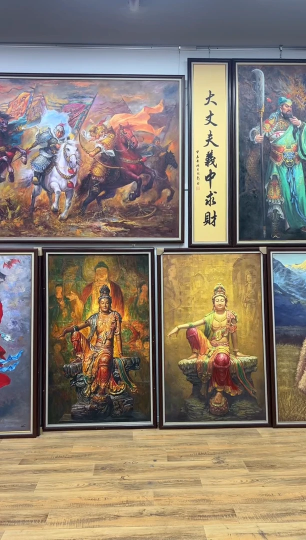 油画呱*呱定制画作  收拾收拾