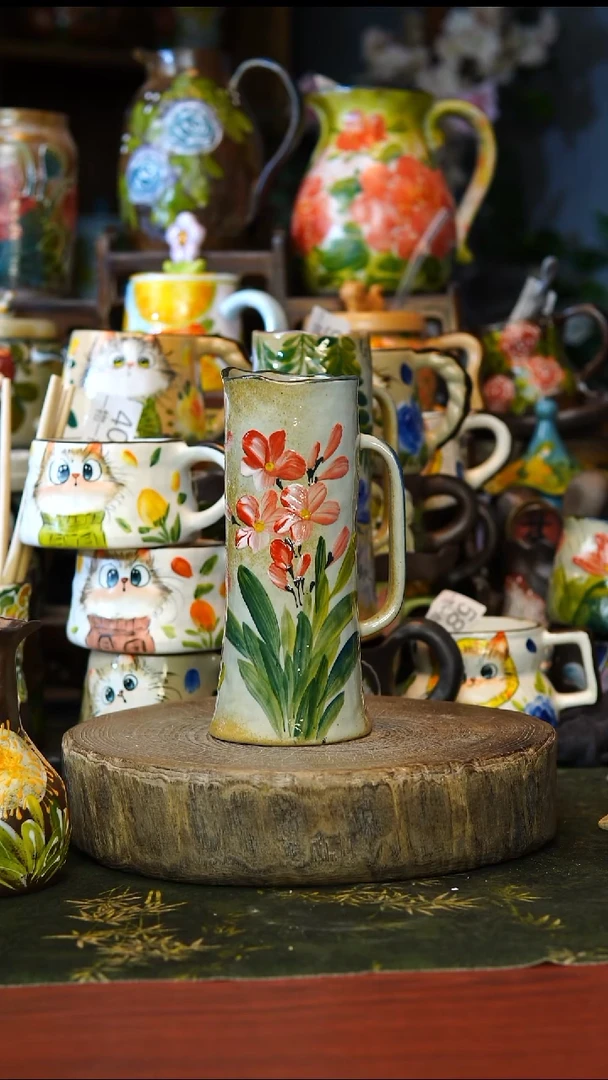 陶瓷98景德镇手工手绘釉下彩