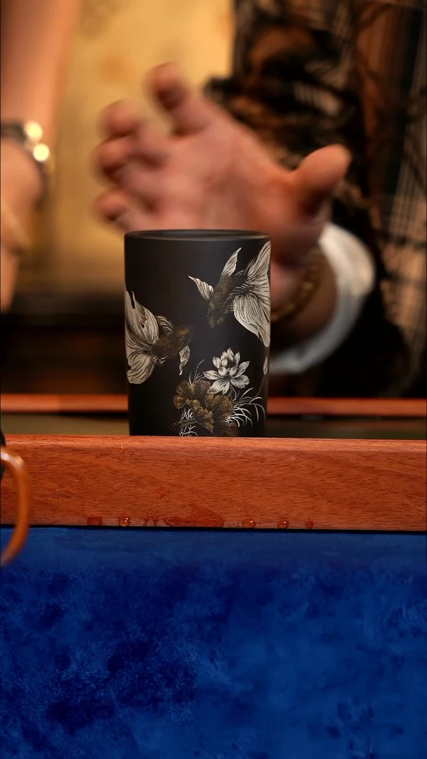 紫砂宜兴紫砂 LJY 黑料杯