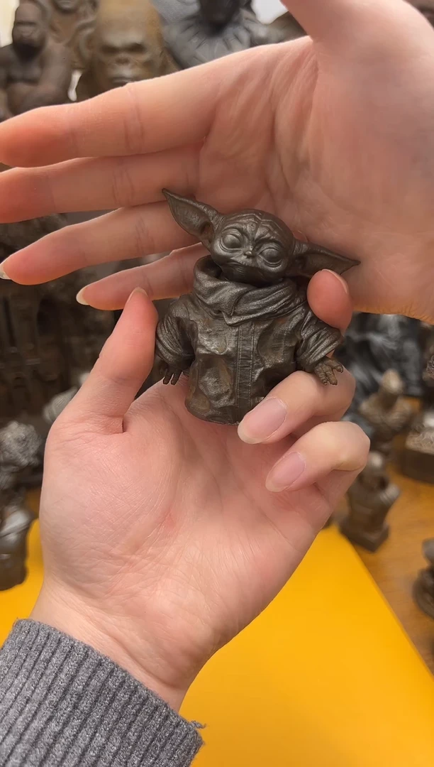 金属顽*猴实心铁艺----尤达