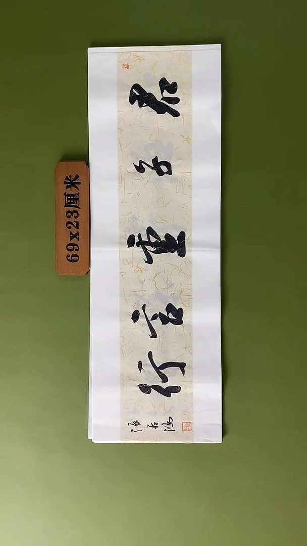 书法书法 张若鸿 尺寸69cm*23cm