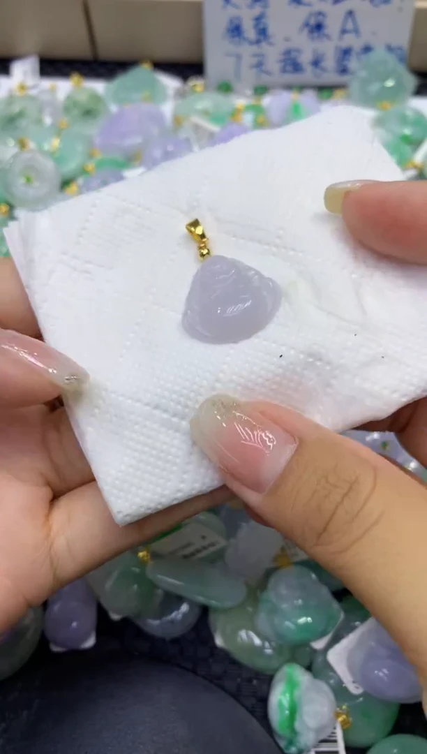颈饰未镶嵌翡翠天然缅甸A货翡翠