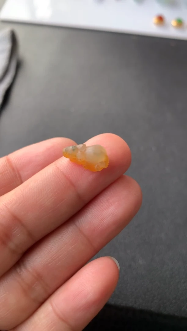 【闪购商品】定制翡翠未镶嵌鼠来宝450+45