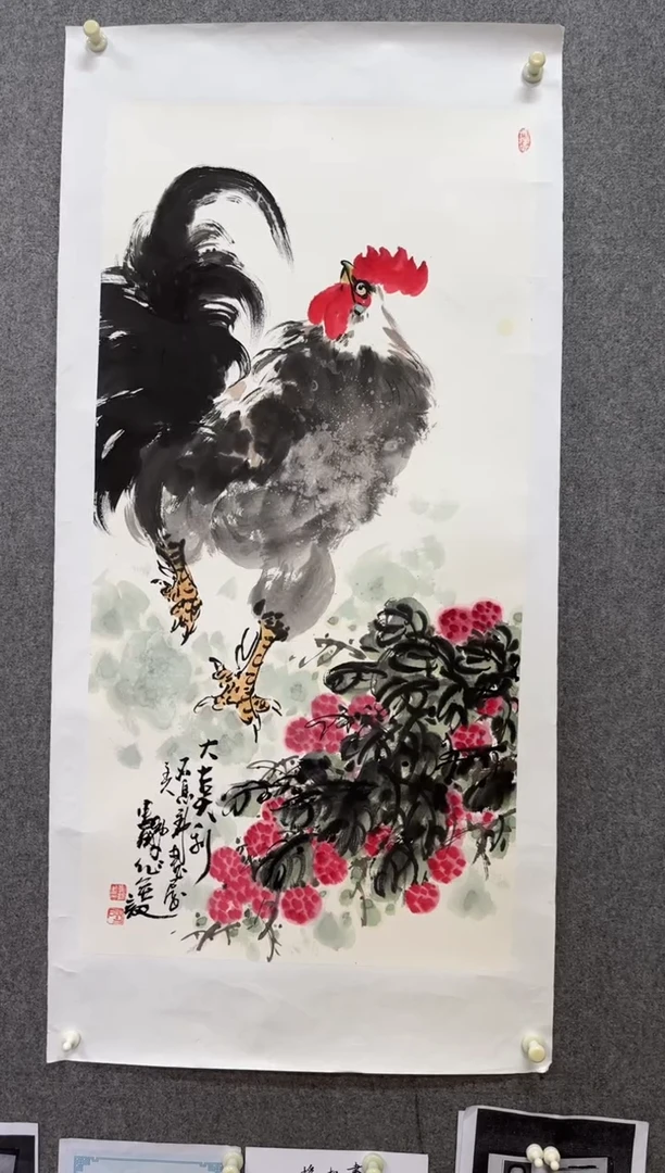 国画娄鹏老师手绘作品