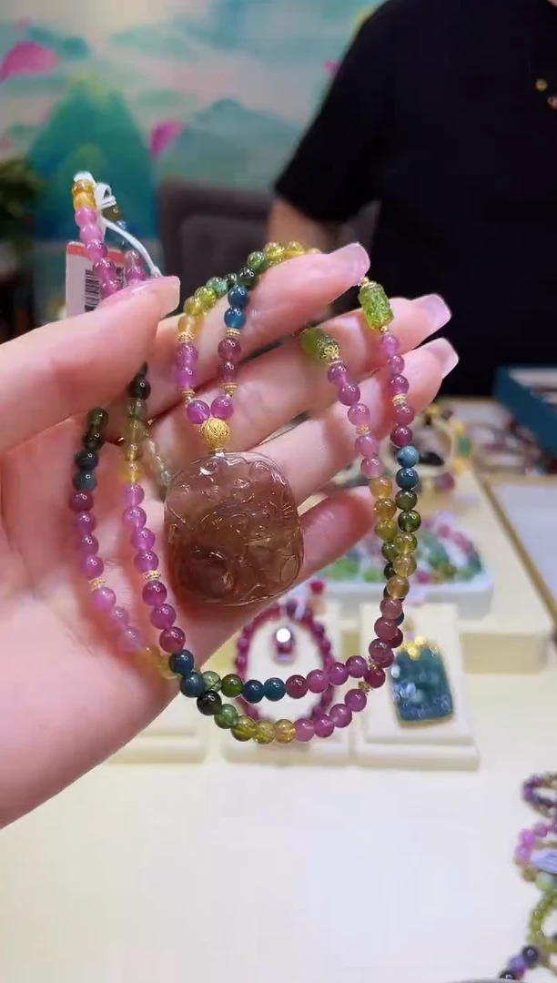 【闪购商品】碧玺手链18K金镶嵌@@ZY40718001