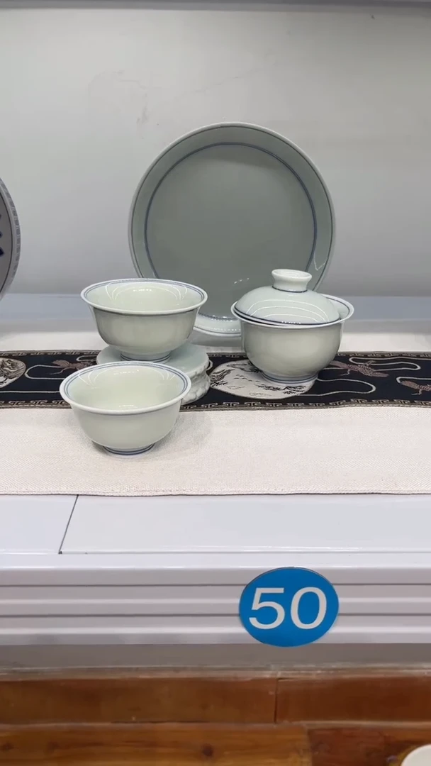 川**竹套五件套。套装