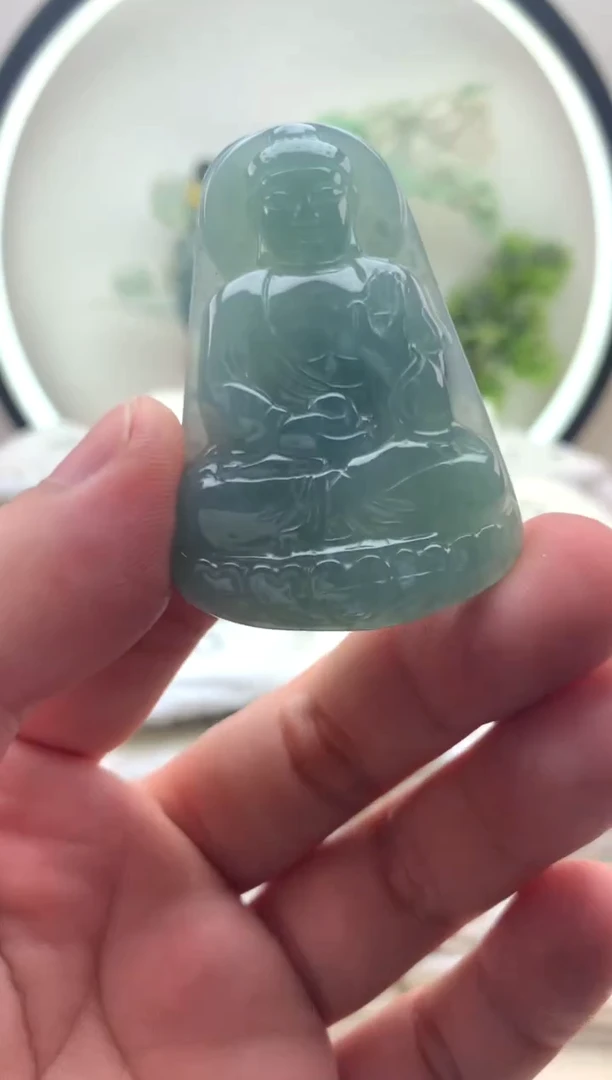 颈饰未镶嵌翡翠阿弥陀佛