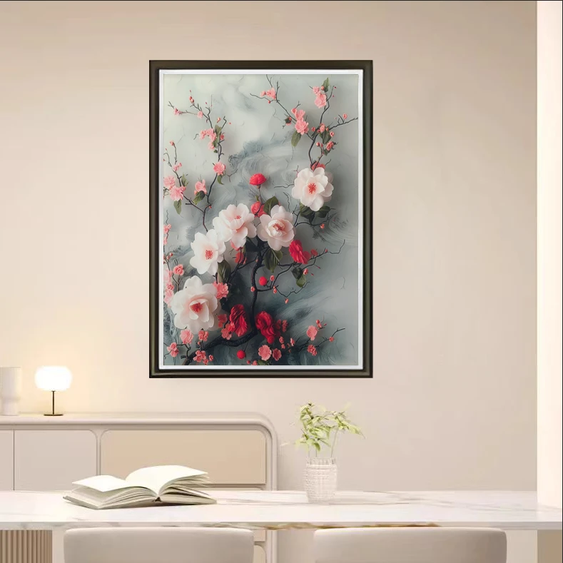 [喜宅家艺]Y196花枝叠影入户玄关餐厅装饰画走廊挂画卧室床头画