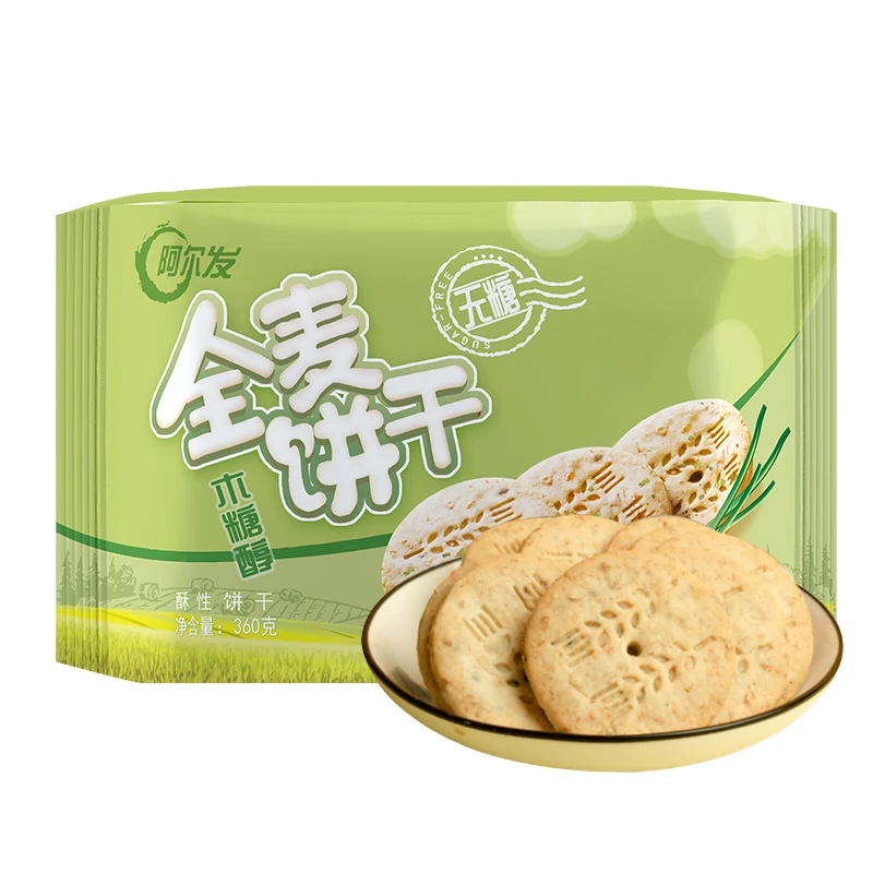 阿尔发全麦饼干葱香味1袋
