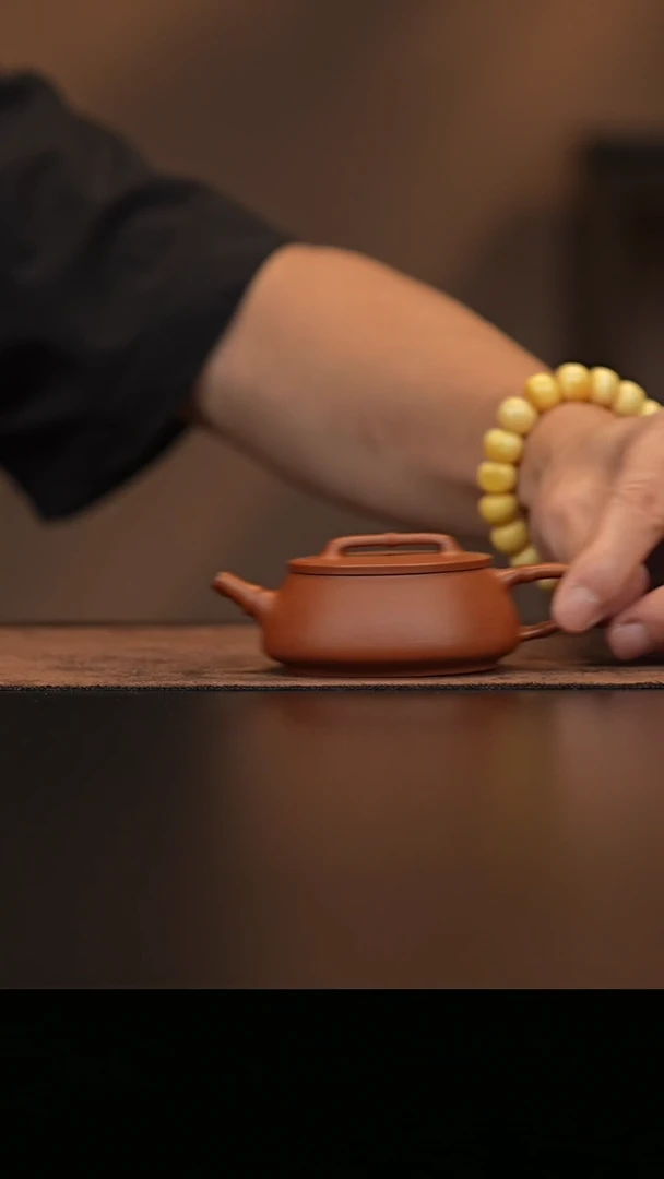 允禾斋 紫砂壶  竹瓢