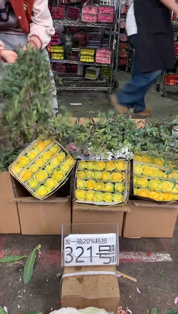 321号♥中通含20%耗损发一箱鲜花