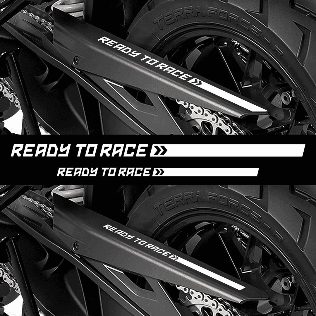 适用于KTM摩托车车身贴链盖贴反光防水后泥改装贴READYTORACE贴纸