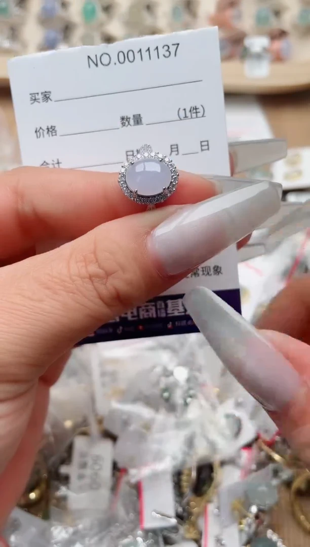 【闪购商品】翡翠戒指银S925镶嵌、