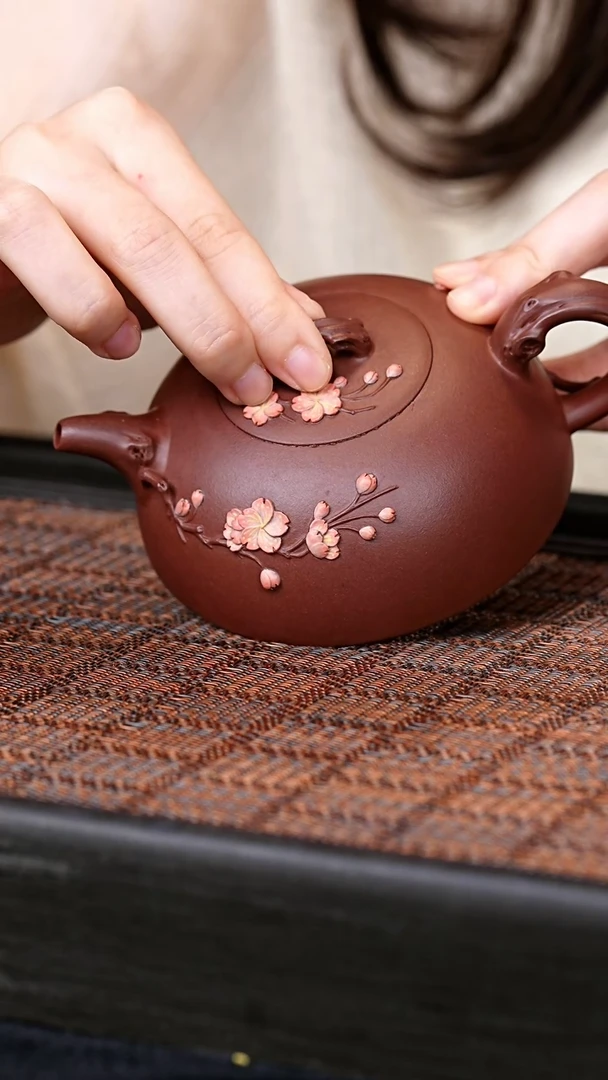 茶壶紫砂繁樱壶2.0 一物见春
