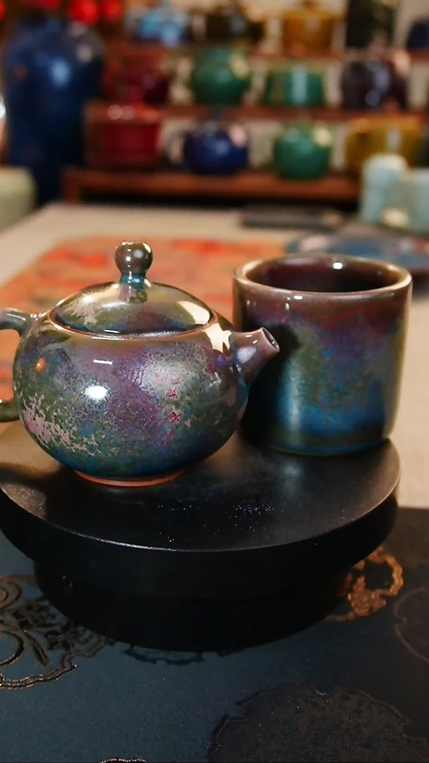 【闪购商品】瓷片752 炉钧小西施壶  +1 