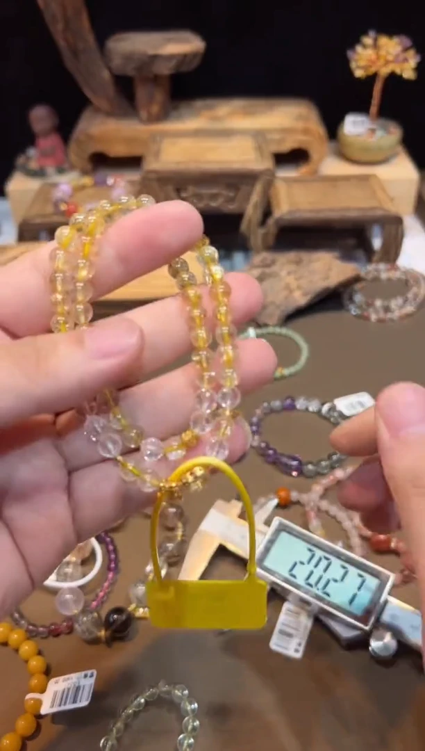 水晶手链未镶嵌手饰@@E6766