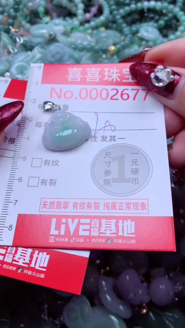 颈饰未镶嵌翡翠2677