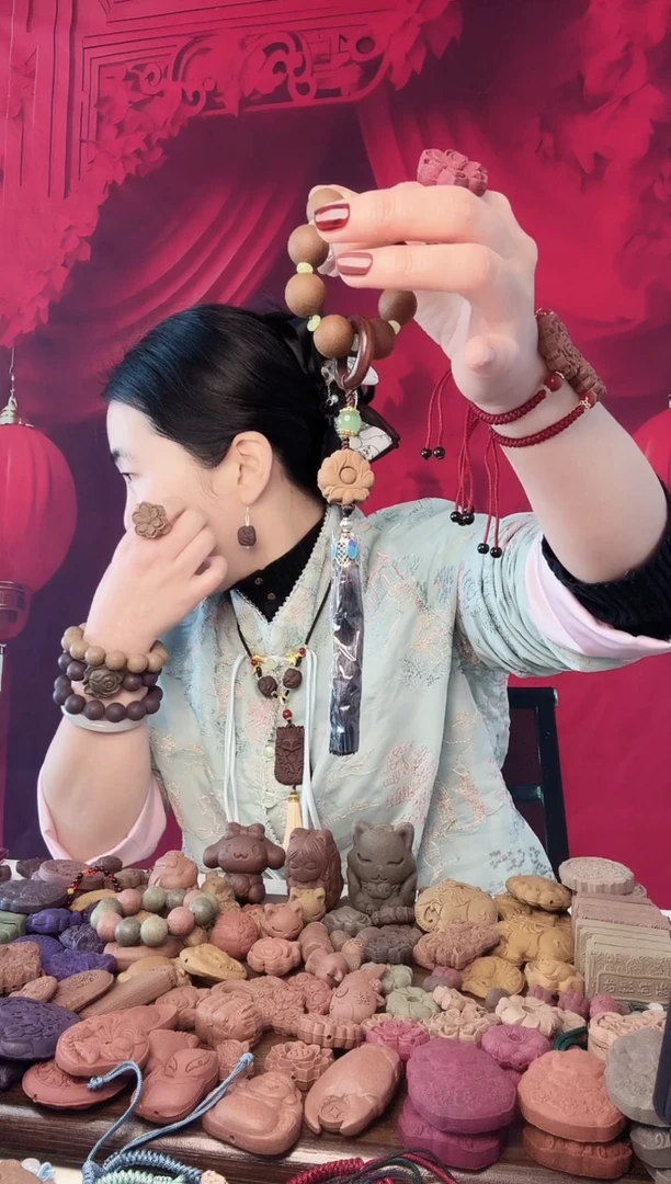 【闪购商品】泥塑八月金桂＋大四合设计款手撵