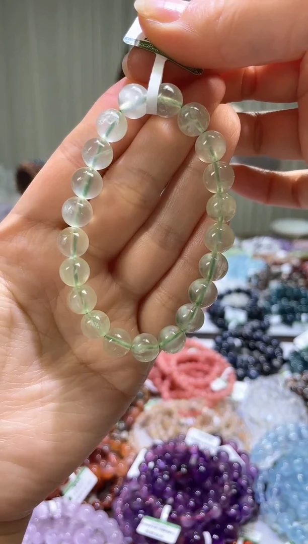 【闪购商品】葡萄石手串未镶嵌葡萄石9+