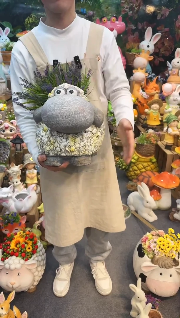 户外花园庭院花盆&00&