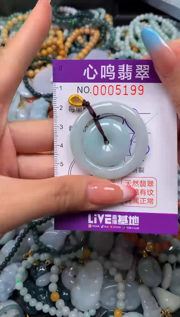 翡翠未镶嵌颈饰闪购005199