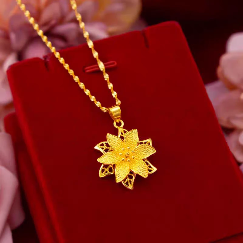 2XL120铂雅思 精工双层花项链