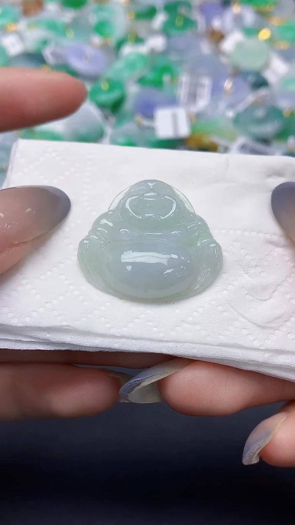 翡翠未镶嵌颈饰天然缅甸a货翡翠