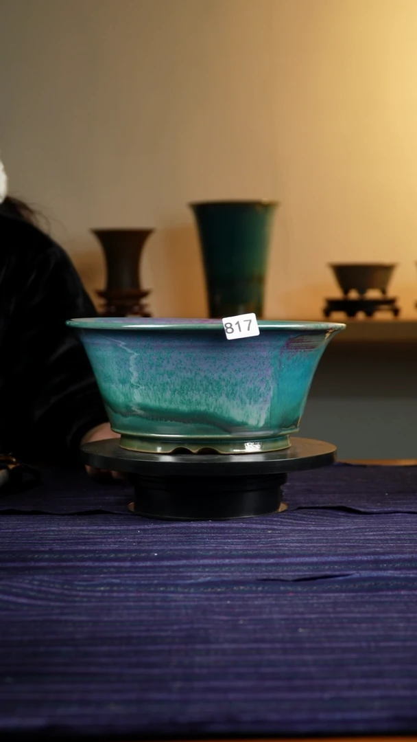 817窑变花盆11.5/10/26.5/24
