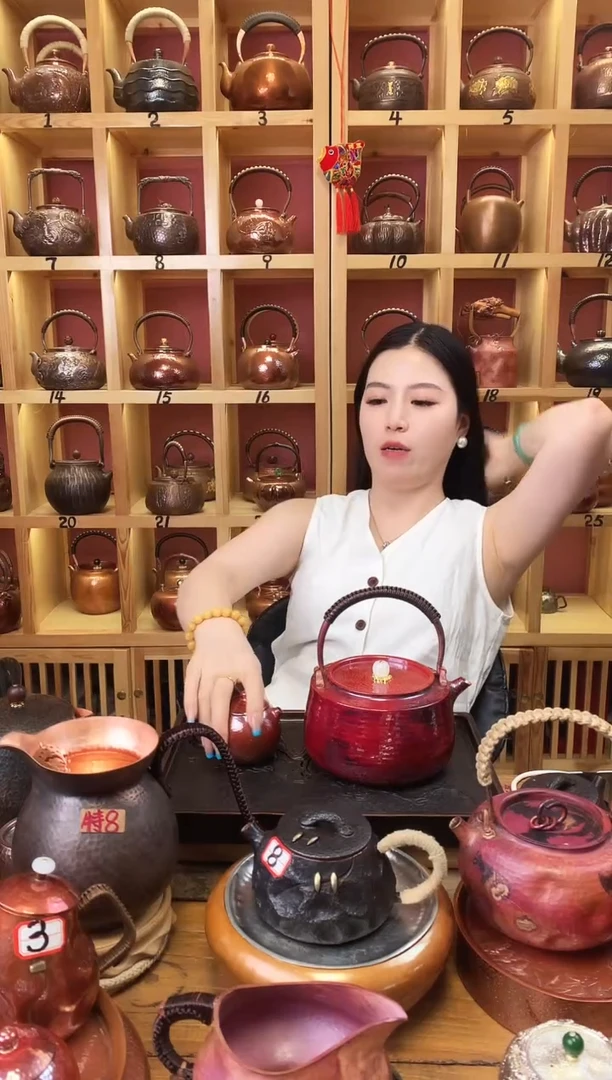 茶具燕*火烧红小号西施闷泡壶