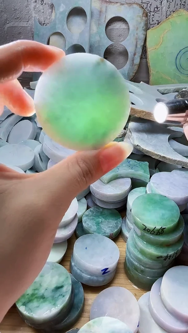 裸石翡翠天然翡翠A货452