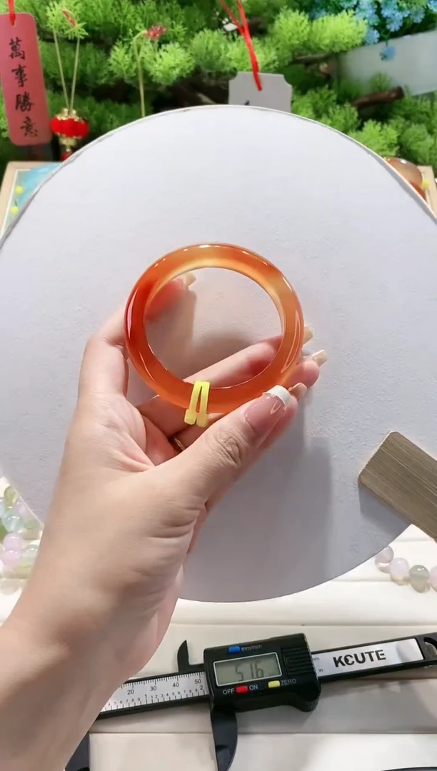 玛瑙/玉髓手镯未镶嵌18-54.8