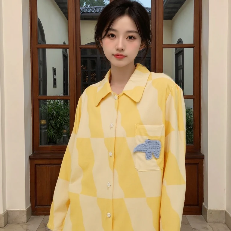 动物森林 全棉磨毛线下专柜高货家居服春秋小众薄款设计感长袖