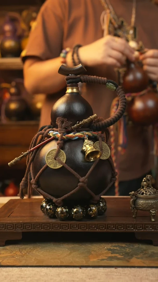 447大漆一物一拍记葫堂出品【不带手串】